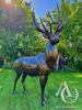 Stag metal sculpture