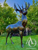 Stag metal sculpture