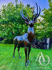 Stag metal sculpture