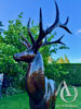 Stag metal sculpture